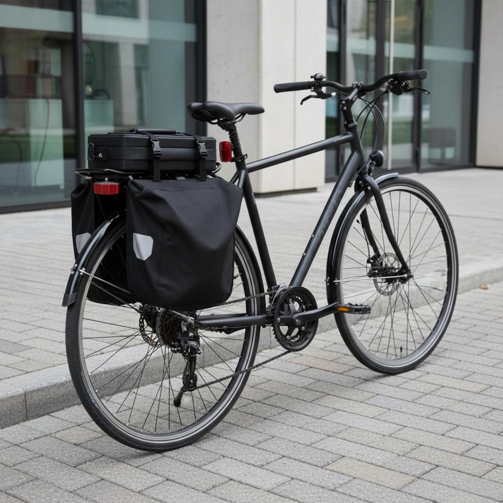 Cycling Commute - Fahrrad-Gepäckträger, robuster Fahrrad-Gepäckträger für den Hinterbau,