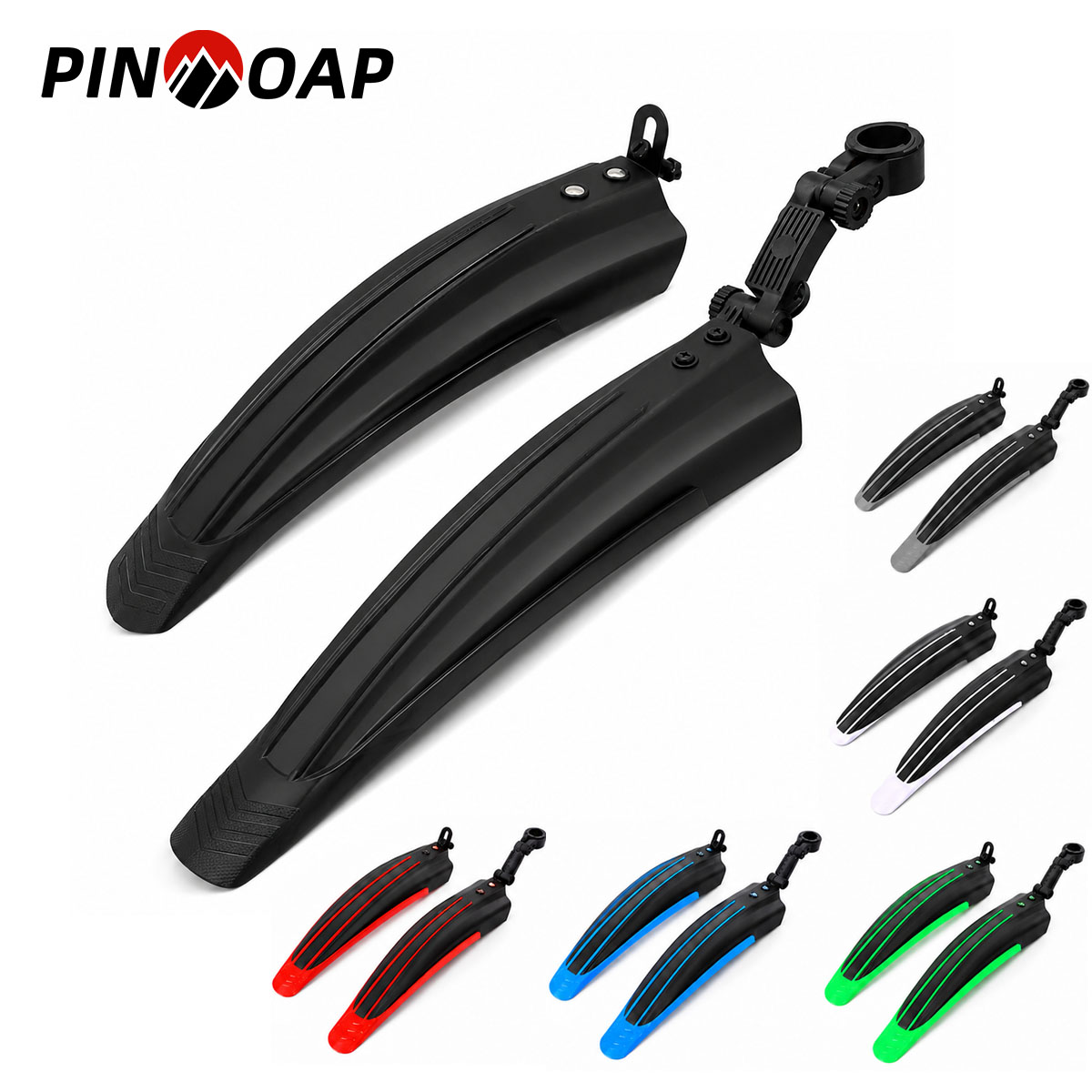 Cycling Commute Rain - PINMOAP 2-teiliges Fahrrad-Schutzblech-Set, Fahrrad-Schutzbleche für Vorder-