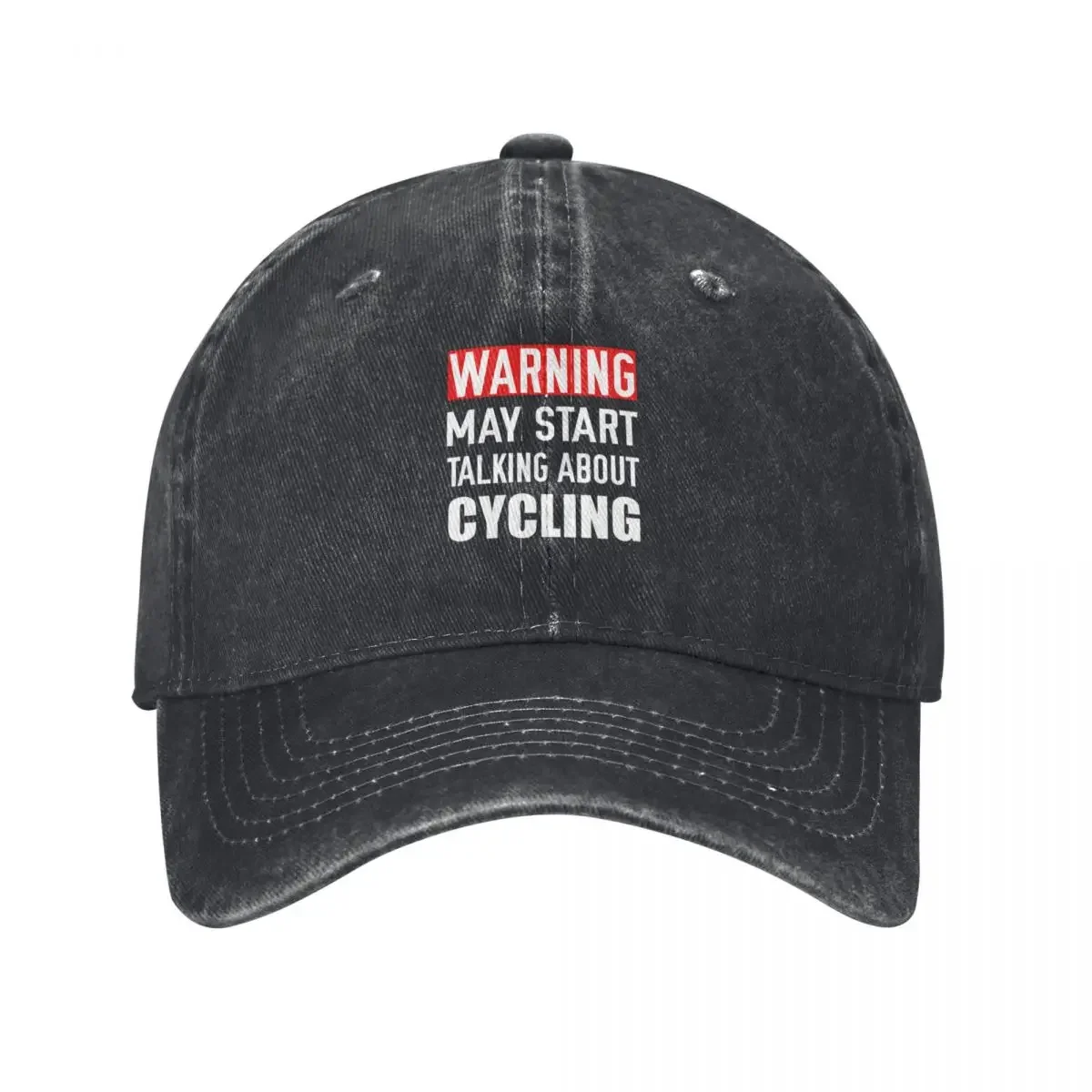 Cycling Quote - Warnung: Ich kann über Radfahren, lustiges