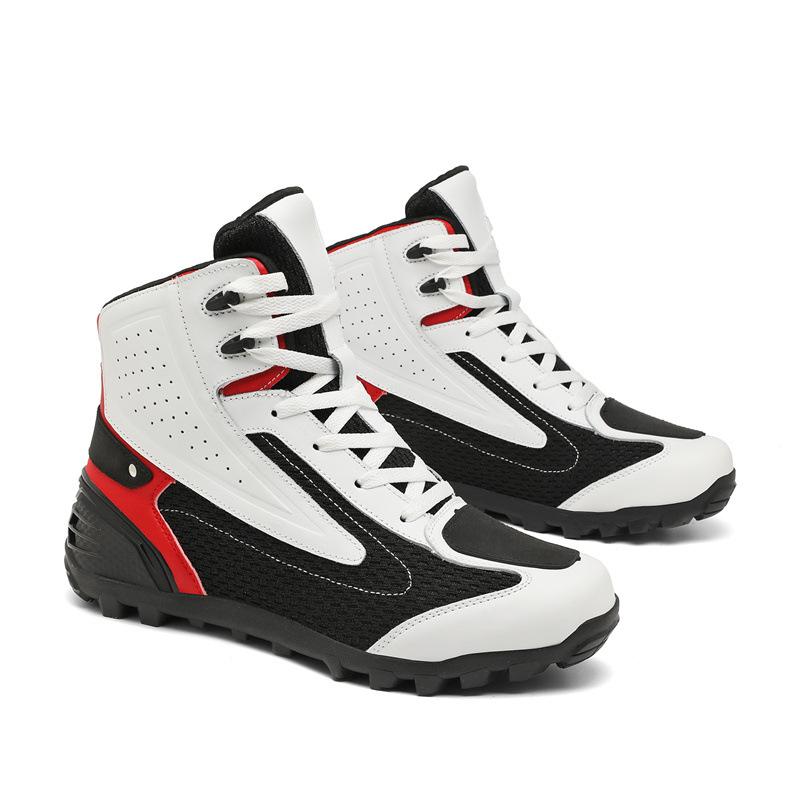 Cycling Shoes For Commute - Wasserdichte Motorradstiefel für Pendler, Offroad-Rallye-Motorradschuhe, Motorrad-Reise-Outdoor-Freizeitschuhe,