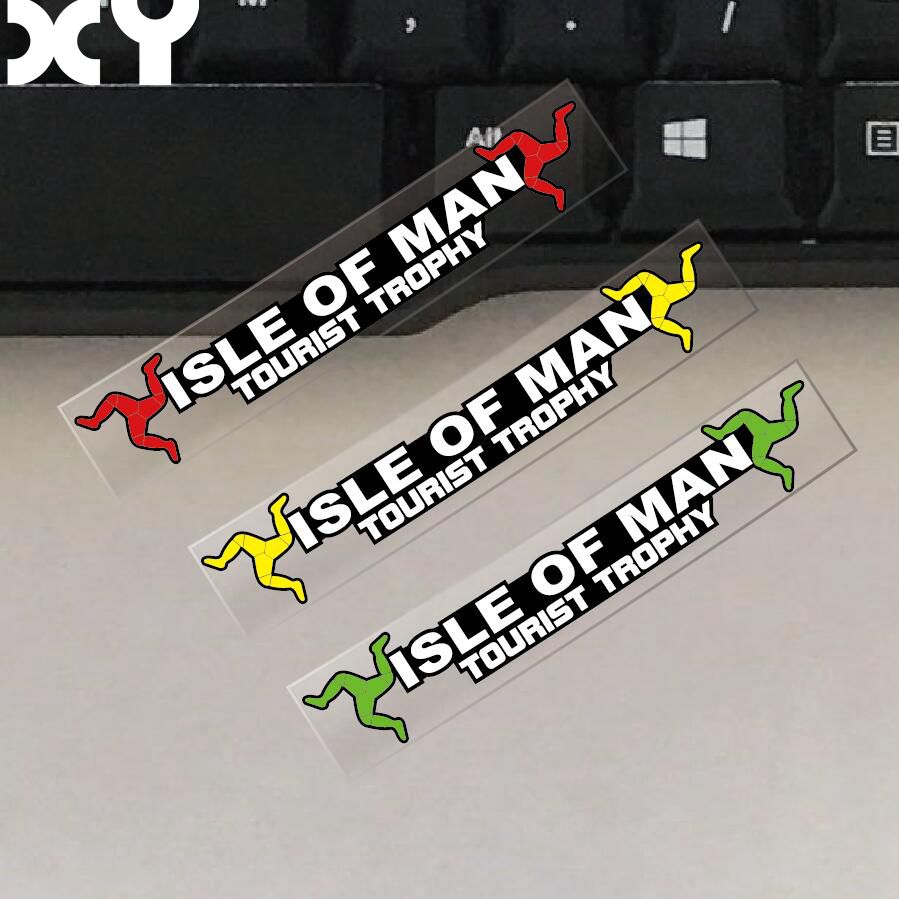 Cycling Quote - TT ISLE OF MAN Auto-Motor-Aufkleber, reflektierend,