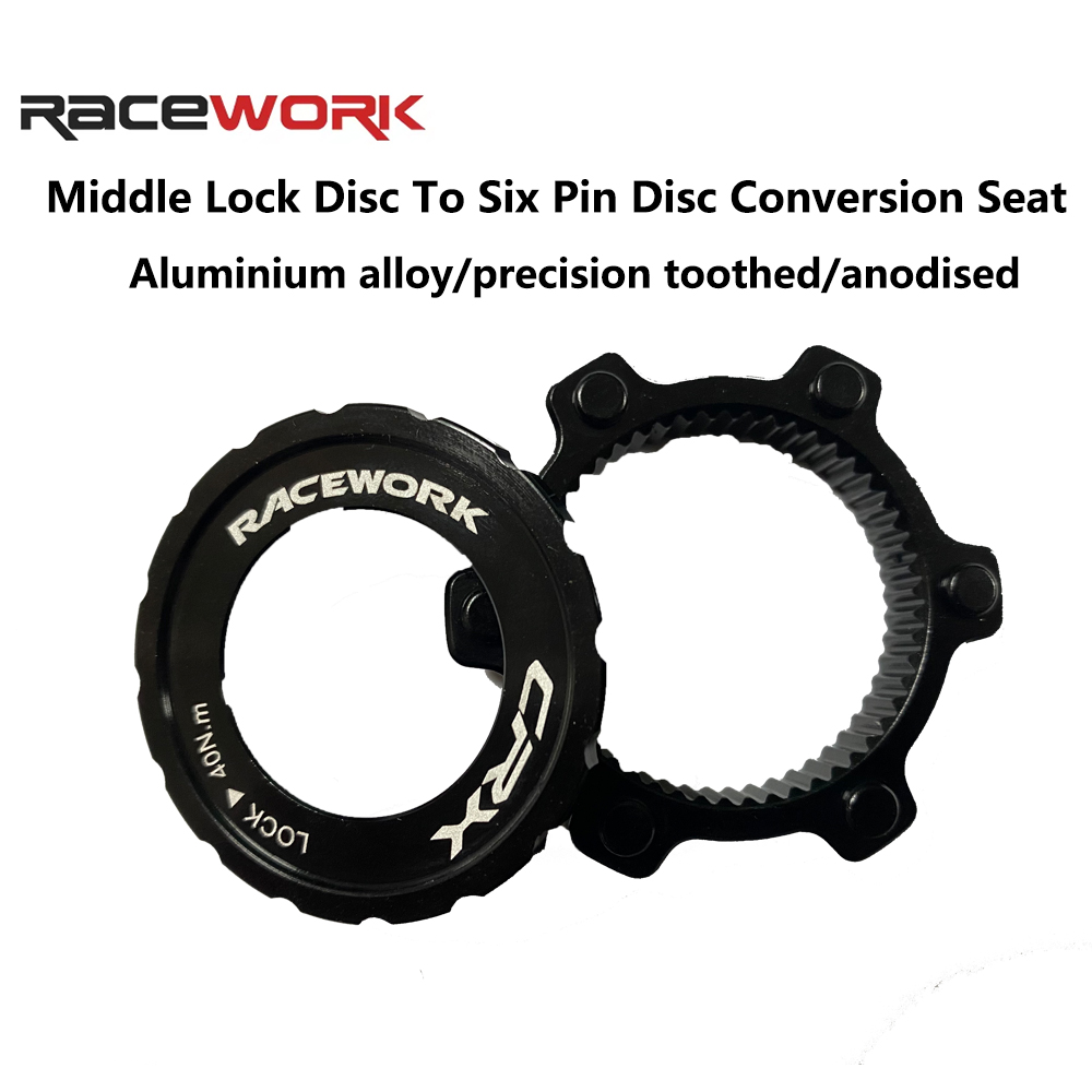 Commuter Bike Lock - RACEWORK Centerlock auf 6-Loch-Adapter für MTB,