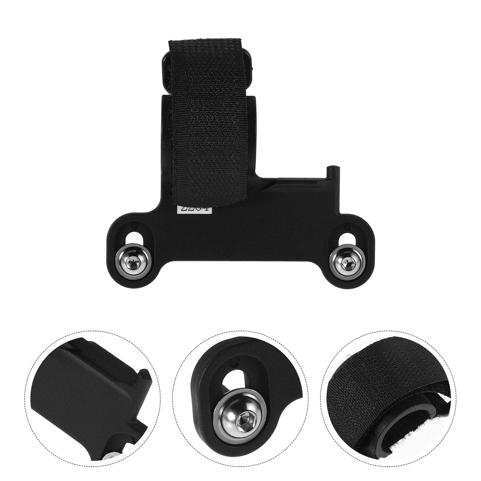Bike Pump Frame Mount - Kompakter Fahrradpumpenhalter mit Nylonband für Rennradrahmen,