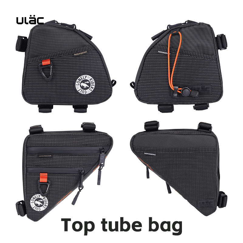 Cycling Commuter Backpack Waterproof - Ulac Dreieckige Fahrradtasche Fahrrad-Vorderrahmentasche Fahrradrahmen-Beuteltasche Outdoor