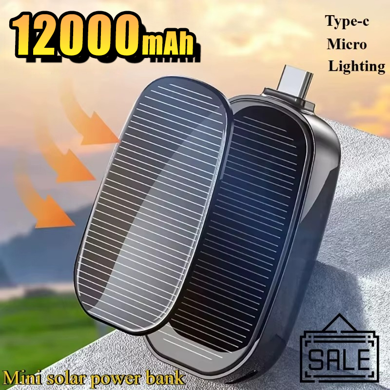Usb Charger Dynamo - Notfall-Solar-Mini-Powerbank Schlüsselanhänger Tragbares Ladegerät Kleine Outdoor-Camping-Außenbatterie