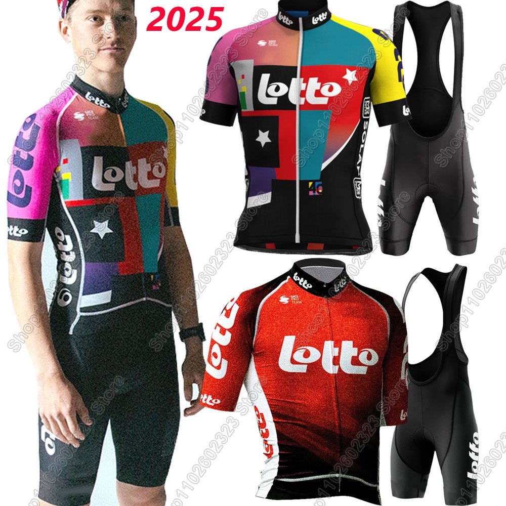 Cycling Community - Lotto Team 2025, Radtrikot-Set, Sommer, belgische