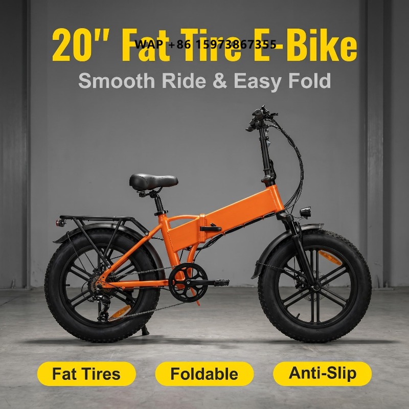 Cycling Commute - Tragbares, faltbares 20-Zoll-Elektro-Mountainbike, 500W, 48V, 13Ah,
