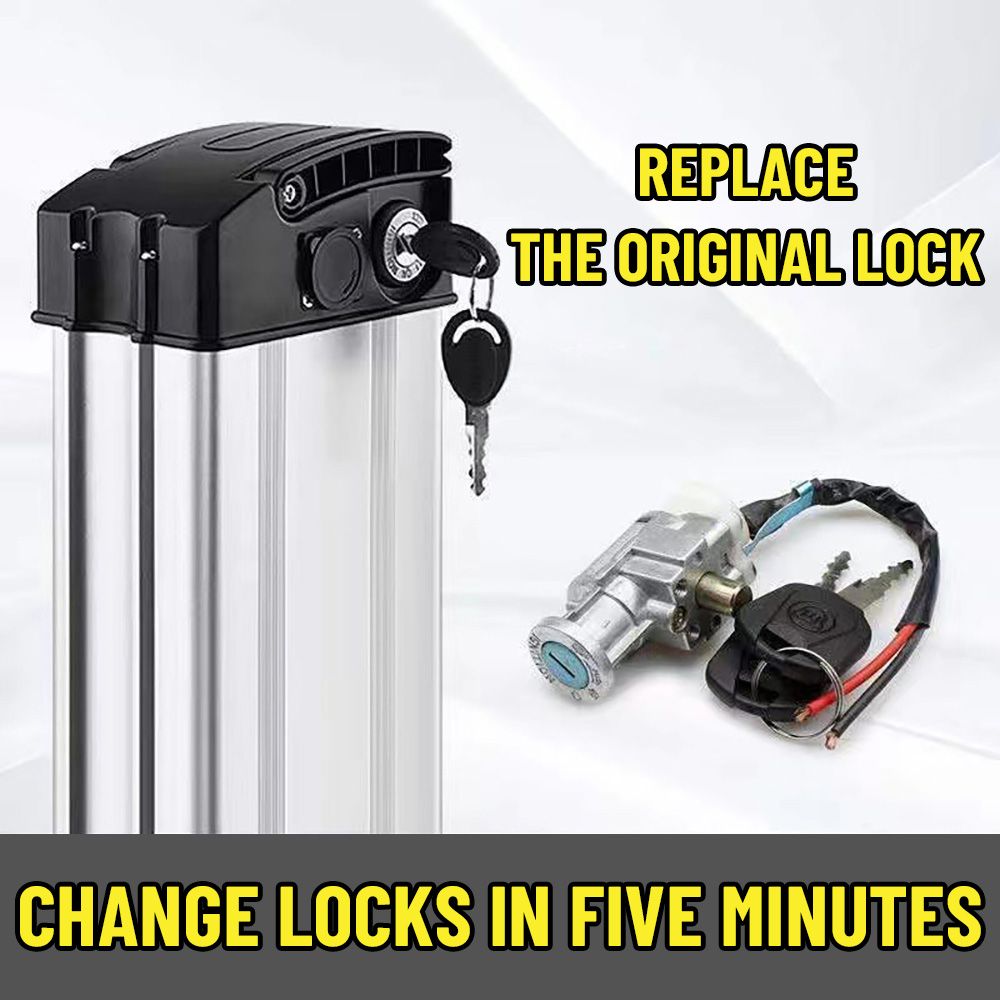 Commuter Bike Lock - E-Bike Batterie Schloss Mit 2 Schlüssel