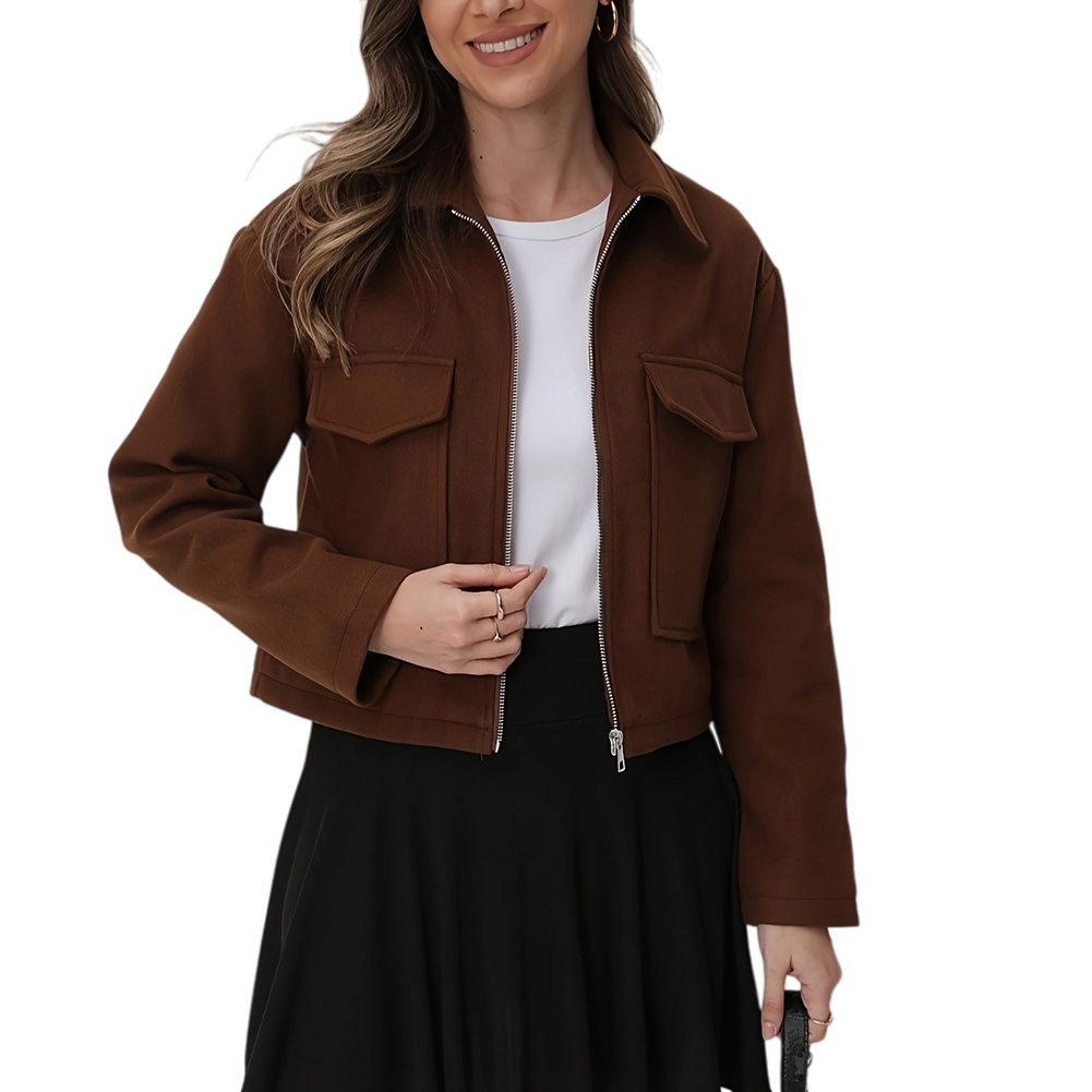 Cycling Commute Jacket - Polyester-Damenjacke mit Langen Ärmeln und Reißverschluss