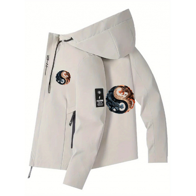 Cycling Commute Jacket - Herren Kapuzenjacke - Winddichte Jacke mit
