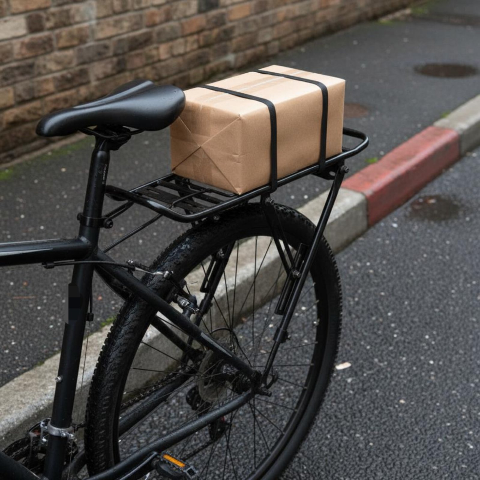 Cycling Commute - Schnellverschluss-Fahrradträger Verstellbarer Heck-Fahrradträger Zweirad-Gepäckträger Leichtes Fahrradzubehör