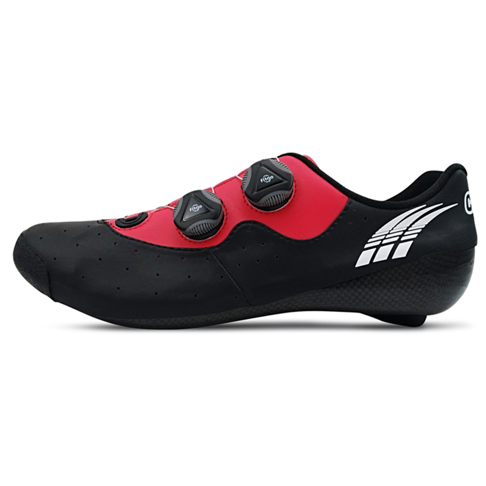 Cycling In City - Hyper Cycling C4 Schwarz Rot Straßenschuh