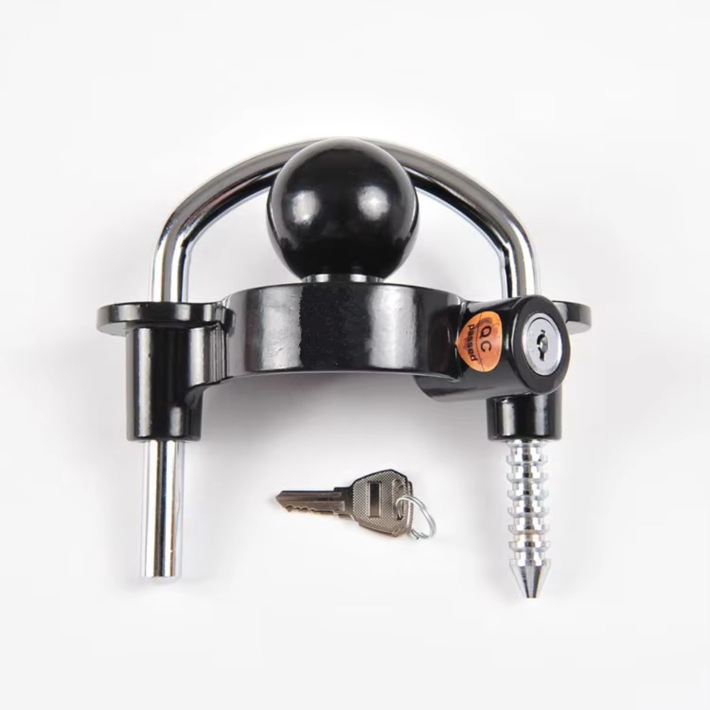 U Lock Heavy Duty - Hochwertiger Universeller Anhängerkupplungs-Schloss, Robuster Hochsicherheits-Abschleppkugelschloss, U-förmiger