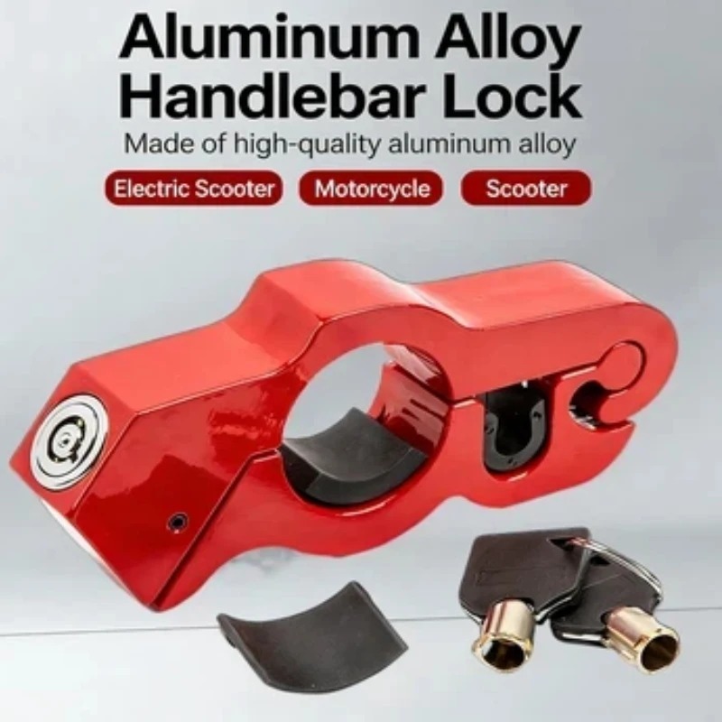 Commuter Bike Lock - Hochbelastbares Stahl-Motorrad-Lenker-Schloss Diebstahlsicherung für ATV Dirt