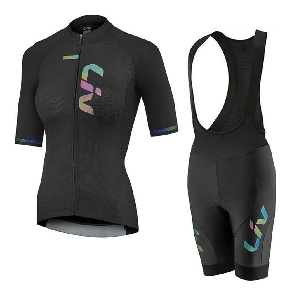 Cycling Community - LIV Sommer Radfahren Jersey Trägerhose Set
