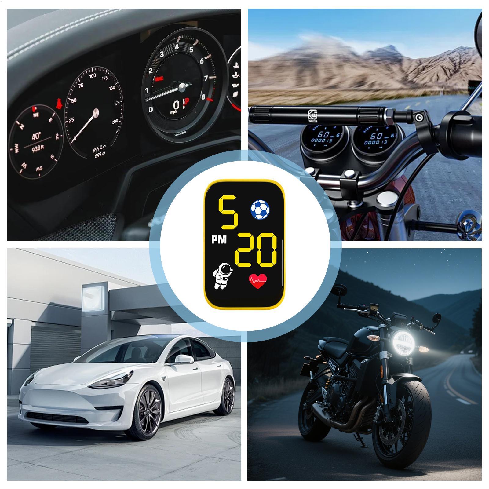 Mini-Motorraduhr, wasserdichte – Cycling In City Bewertung und Preis