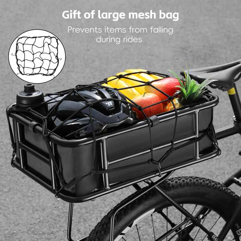 Großer Fahrrad-Heckkorb mit Sc – Cycling Commute Bewertung und Preis