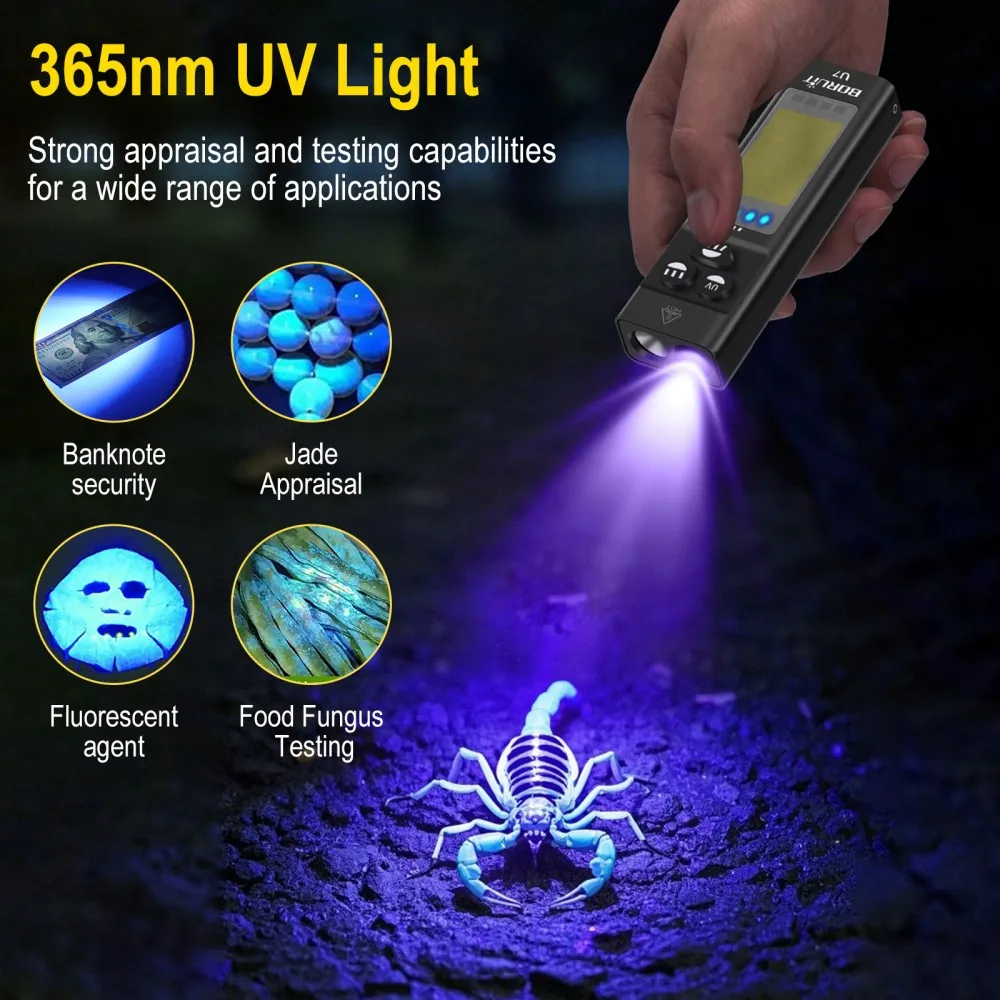 BORUiT U7 UV-LED-EDC-Taschenla – Cycling To Work Bewertung und Preis