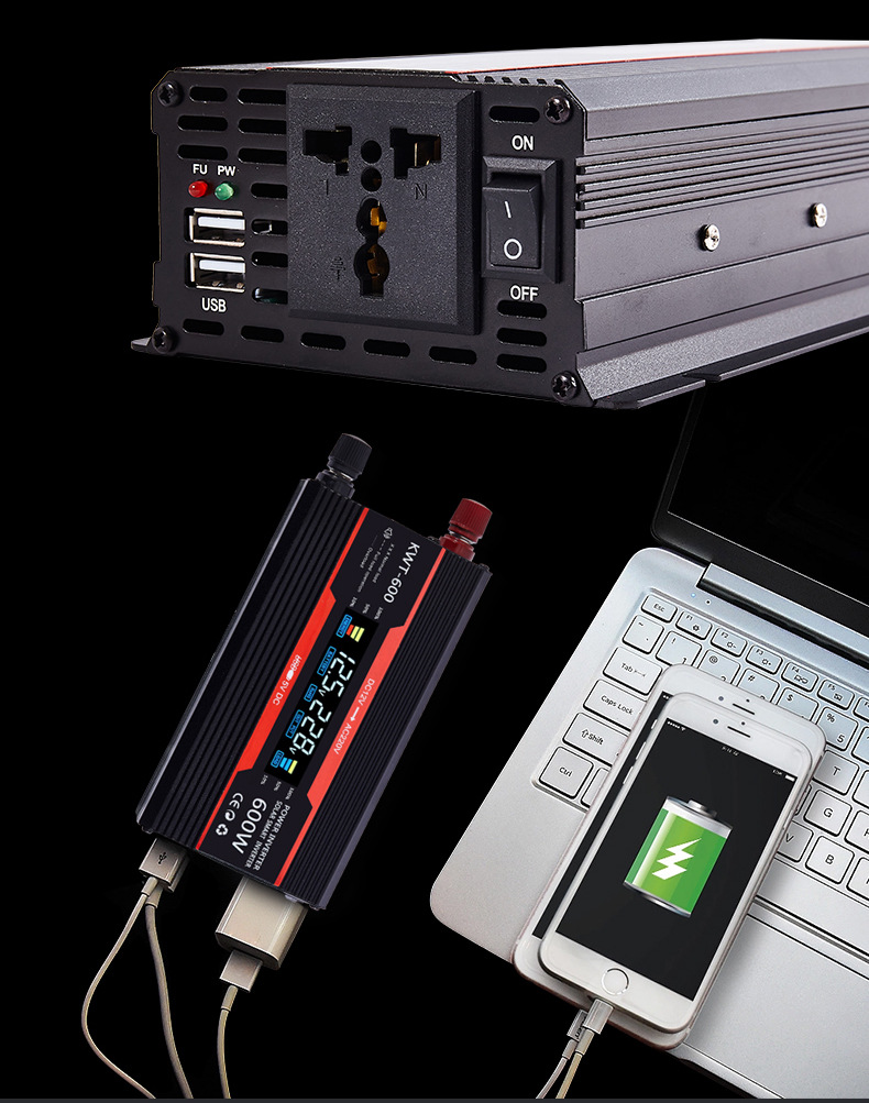 Wechselrichter 12 V 220 V Sola – Usb Charger Dynamo Bewertung und Preis