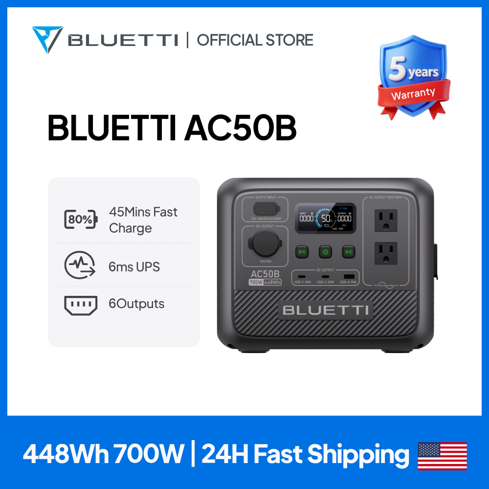 BLUETTI AC50B Tragbare Powerst – Usb Charger Dynamo Bewertung und Preis