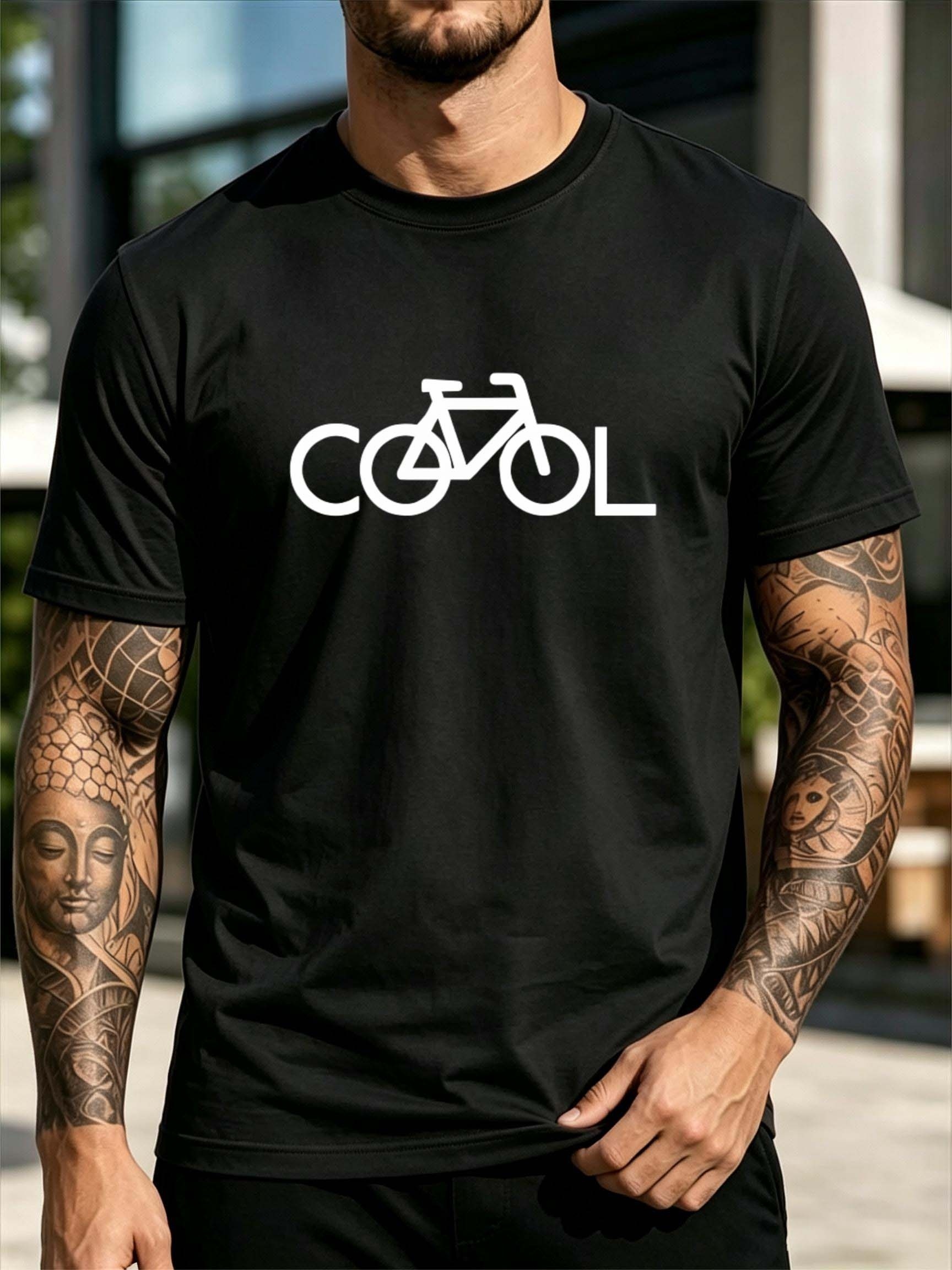 Herren-T-Shirt mit Rundhalsaus – Cycling In City Bewertung und Preis
