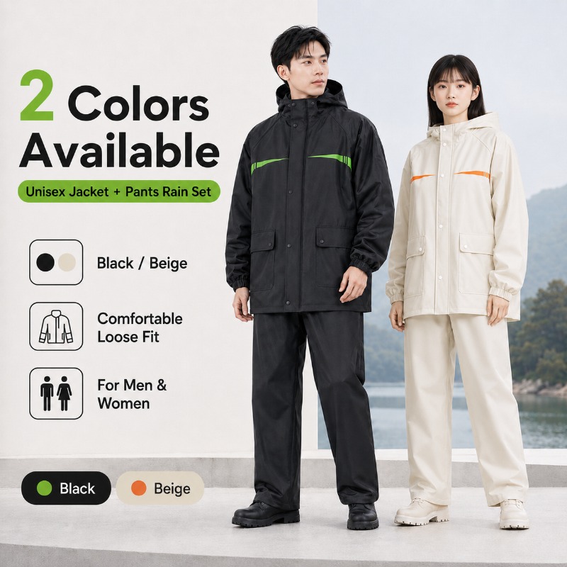 Unisex 2-teiliger wasserdichte – Cycling Commute Rain Bewertung und Preis