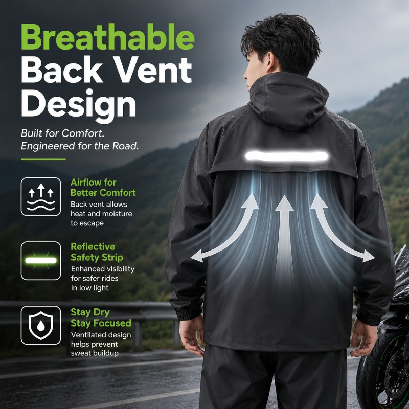 Unisex 2-teiliger wasserdichte – Cycling Commute Rain Bewertung und Preis