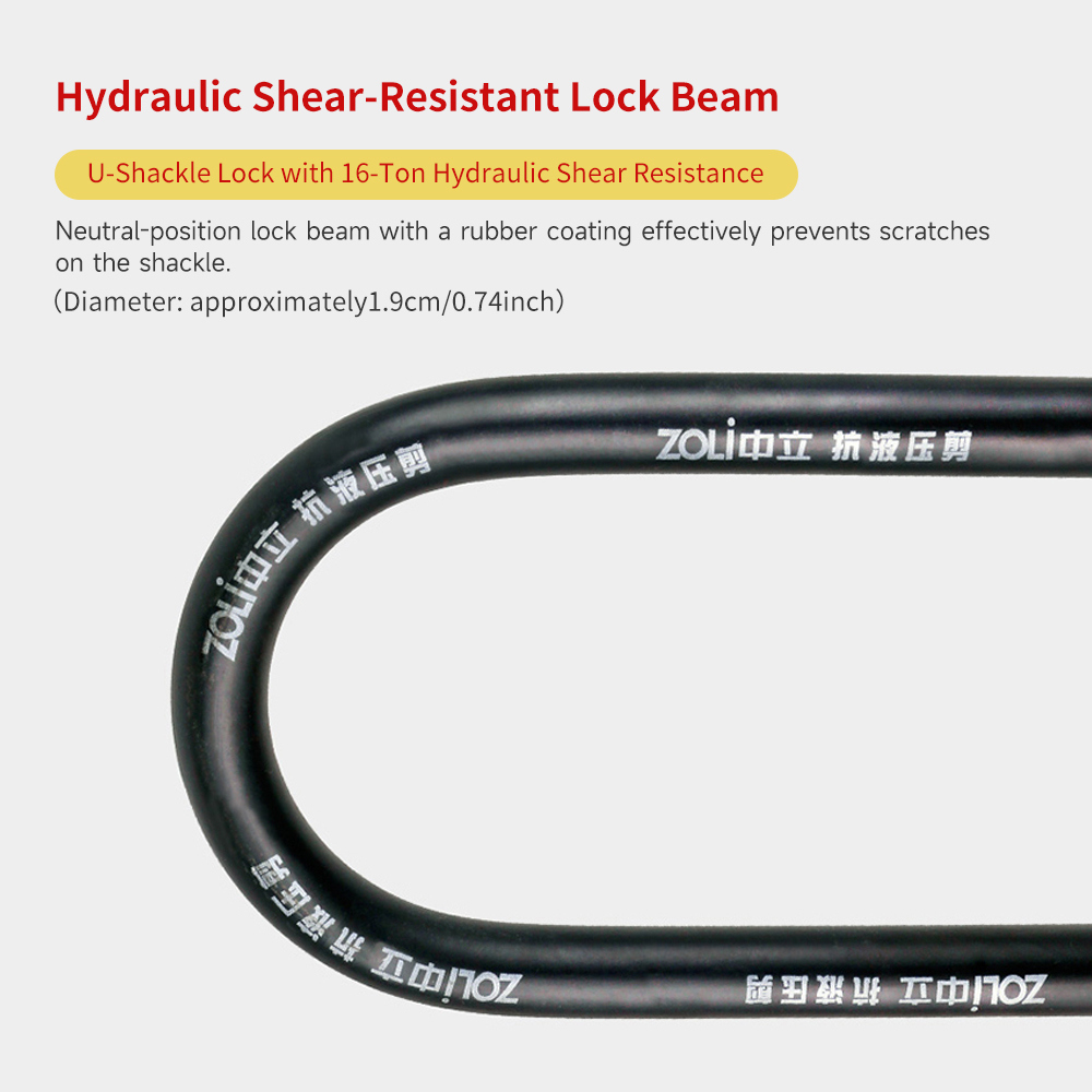 ZOLI U-Schloss Fahrradschloss, – U Lock Heavy Duty Bewertung und Preis