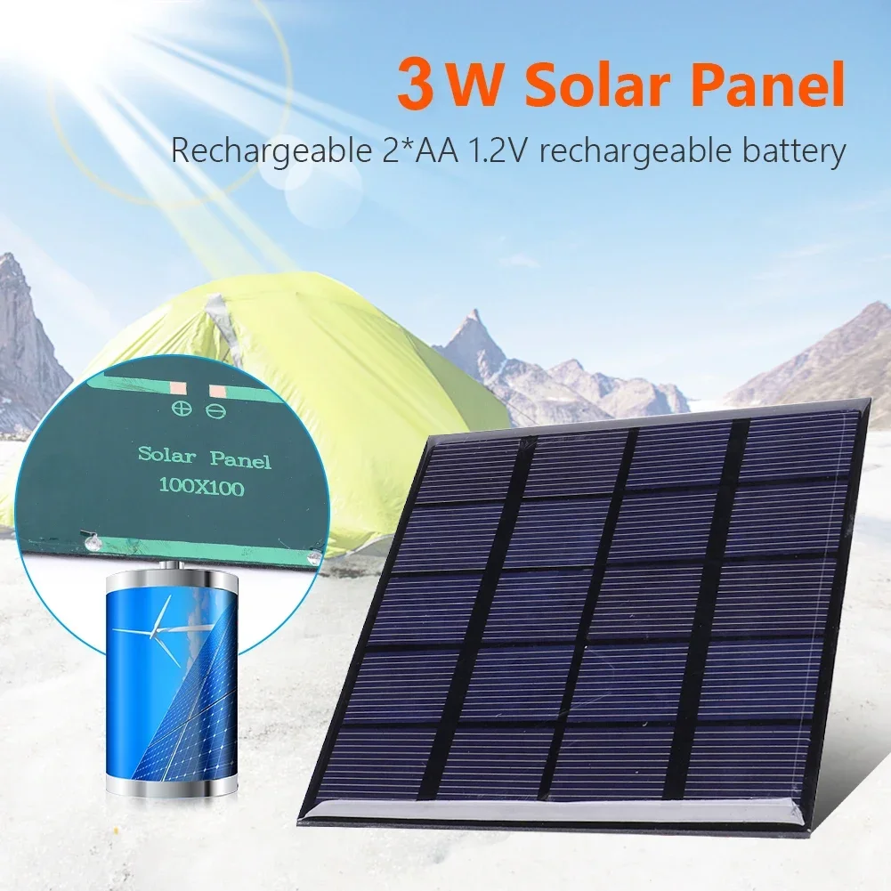Solar Panel 3W 5V Solar Board  – Usb Charger Dynamo Bewertung und Preis